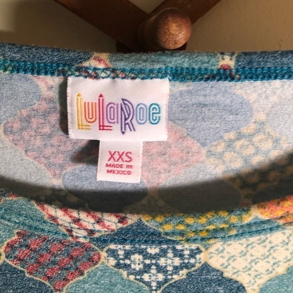 3/$25 🙌🏼 LuLaRoe Julia Patterned Stretchy Pencil Dress XXS - Picture 4 of 4